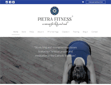 Tablet Screenshot of pietrafitness.com